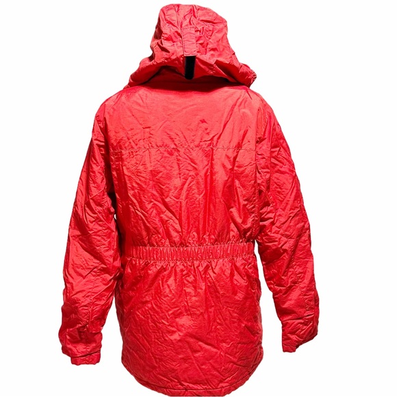 Land’s End Red Hooded Puffer Coat Girl or Boy Size Large 14-16 - Picture 2 of 9
